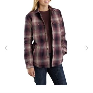 Carhartt Shirt Jacket Sherpa Lined
